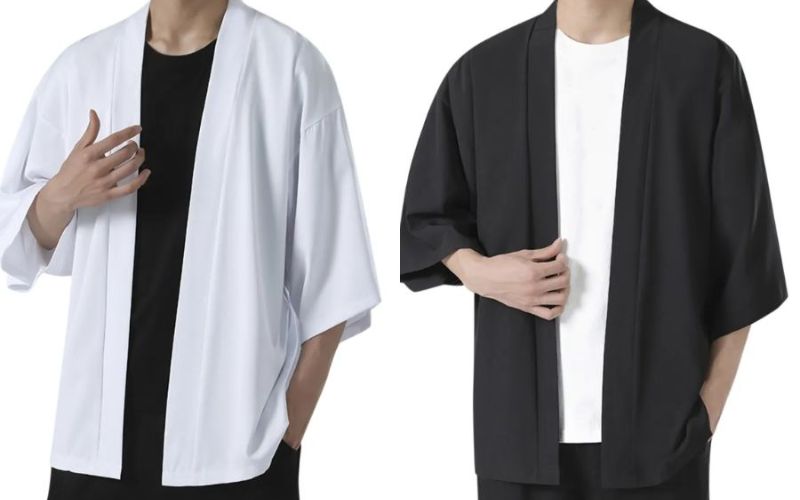 Áo sơ mi kimono và quần tây