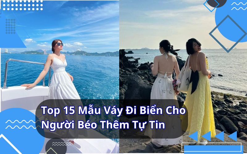 váy maxi đi biển cho người béo