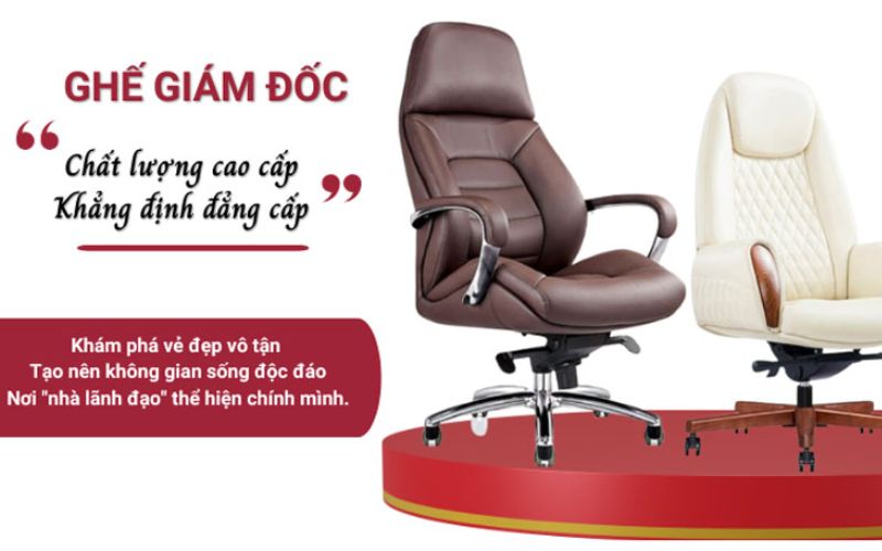 địa chỉ mua ghế giám đốc Đông Sài Gòn