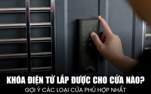 khóa điện tử lắp được cho cửa nào