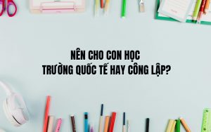 nên cho con học trường quốc tế hay công lập