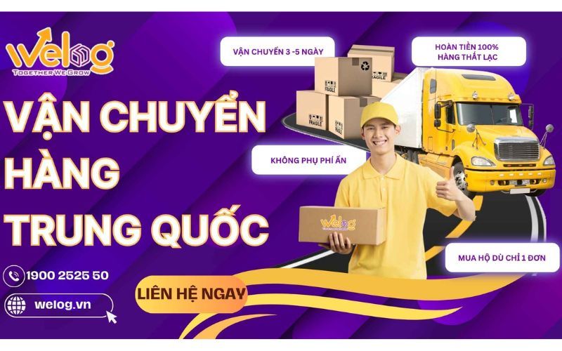 giải pháp nhập hàng trung quốc Welog