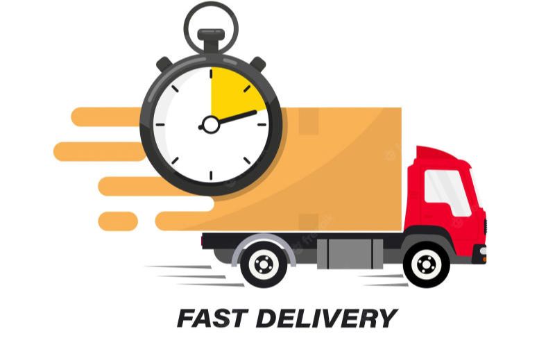 thời gian vận chuyển nhanh chóng