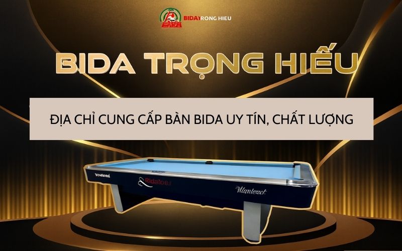 gợi ý địa điểm bán bida