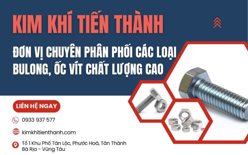 mua bu lông chất lượng tại kim khí tiến thành