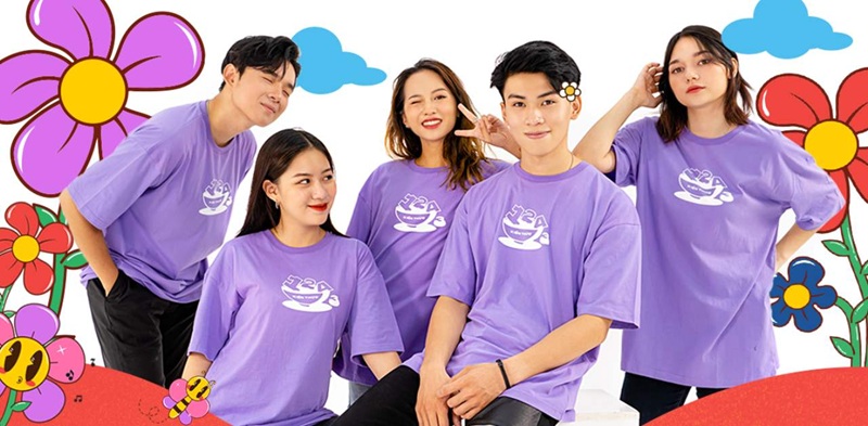 đồng phục màu tím