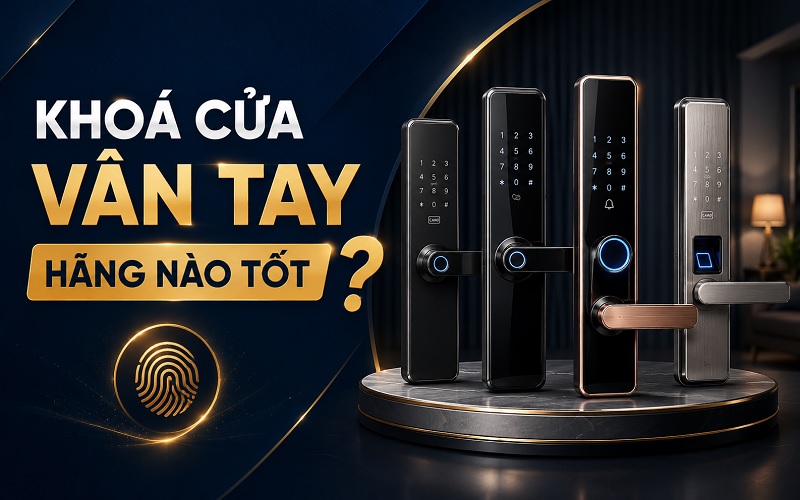 khoá cửa vân tay hãng nào tốt